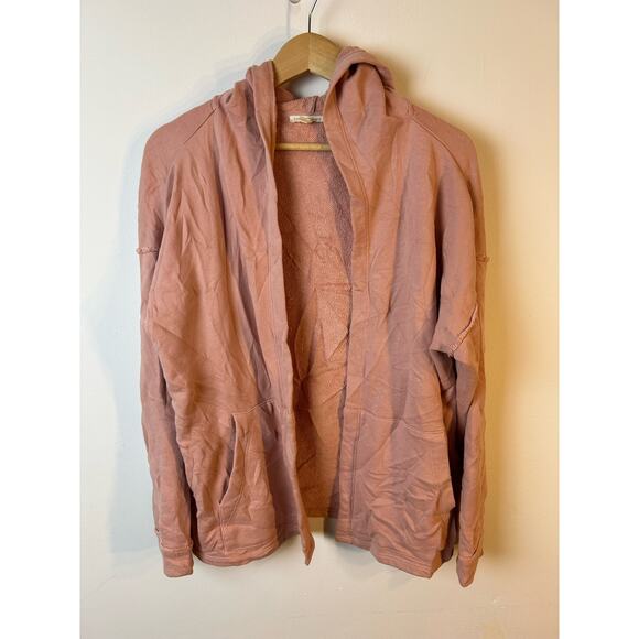 Eileen Fisher Women's Pink Open Hooded Cardigan Size S - Picture 1 of 4